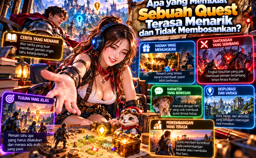 Apa yang Membuat Sebuah Quest Terasa Menarik dan Tidak Membosankan?